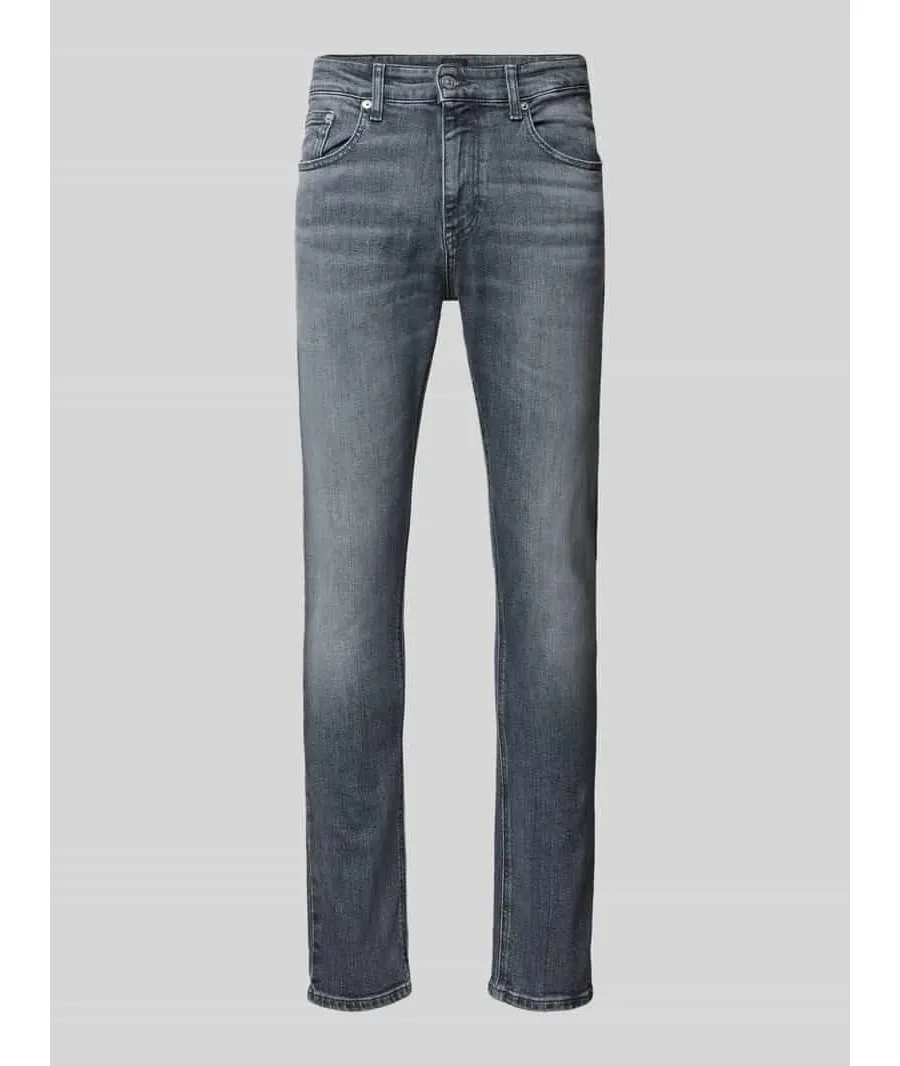 obrazek 1 Jeansy o kroju slim fit z wyhaftowanym logo model ‘AUSTIN’
