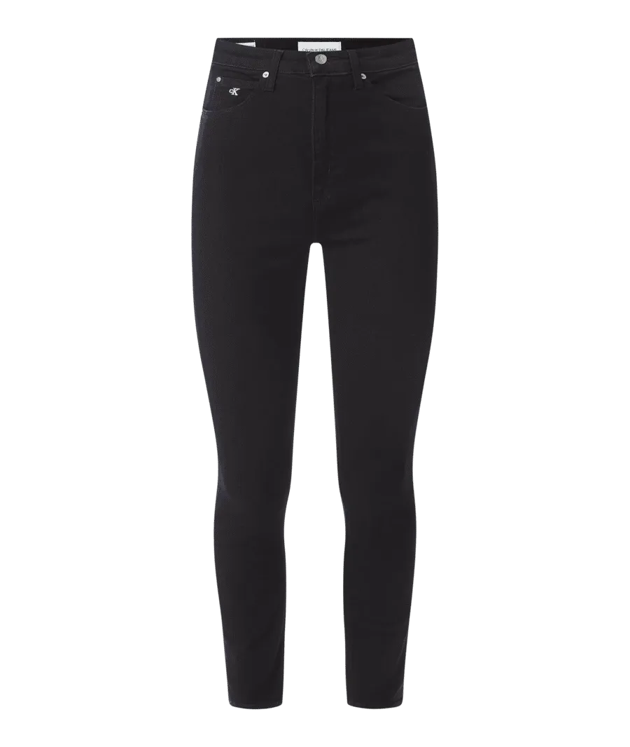 obrazek 1 Jeansy z wysokim stanem o kroju super skinny fit z dodatkiem streczu