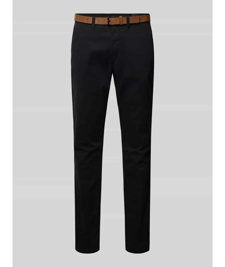 obrazek 1 Chinosy o kroju slim fit z paskiem