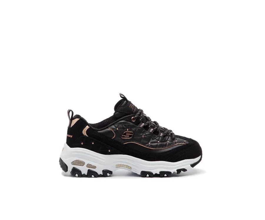 obrazek 1 Skechers Sneakersy D'lites Glamour Feels 13087/BKRG Czarny