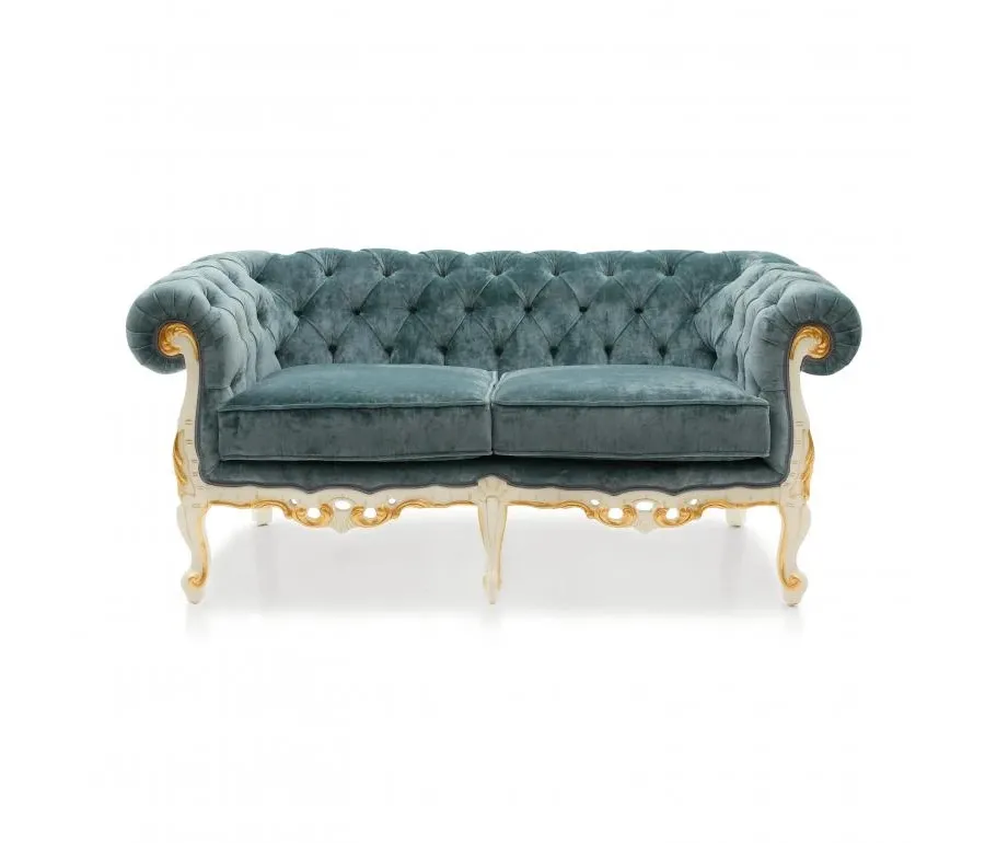 obrazek 2 Reinterpretacja „Chesterfield” 2-osobowej sofy w stylu barokowym - Sevensedie