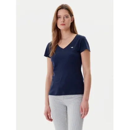 Zdjęcie Mustang T-Shirt Beverly 1016517 Granatowy Slim Fit
