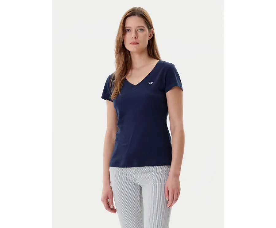 obrazek 1 Mustang T-Shirt Beverly 1016517 Granatowy Slim Fit