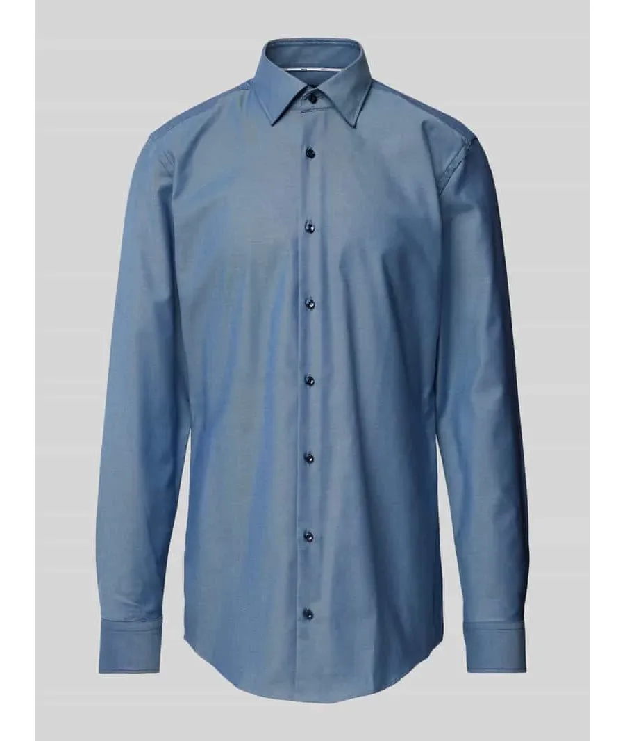 obrazek 1 Koszula biznesowa o kroju slim fit z bardzo długim rękawem model ‘Hank’