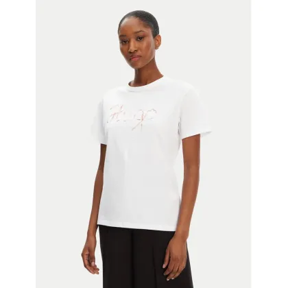 Zdjęcie HUGO T-Shirt Damacia_5 50544868 Biały Regular Fit
