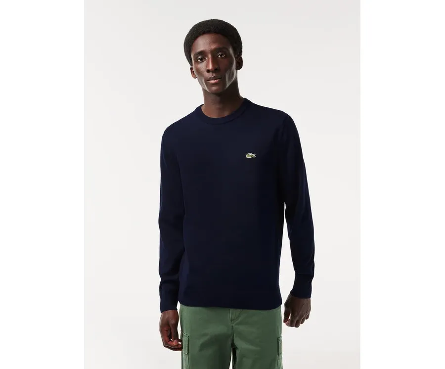 obrazek 1 Lacoste Sweter AH1985-166 Granatowy Regular Fit