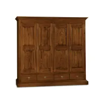 Zdjęcie Solidny, włoski mebel - szafa z 4 drzwiami i 4 szufladami - Zanini