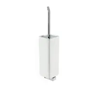 Picture Beautiful wall-mounted toilet brush holder with a modern design - Stilhaus