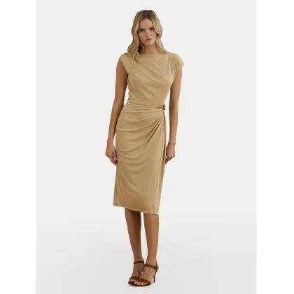 Zdjęcie LAUREN RALPH LAUREN Sukienka codzienna 250964076001 Beżowy Slim Fit