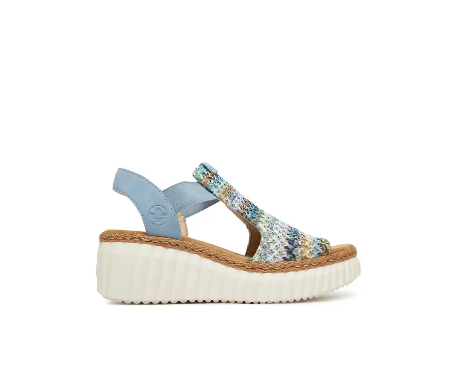 obrazek 1 Rieker Sandały 69172-91 Niebieski