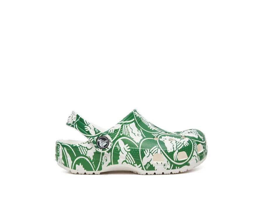 obrazek 1 Crocs Klapki Classic Duke Print Clog K 210007 Zielony
