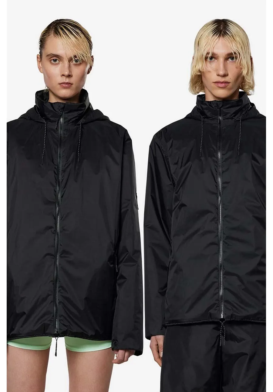 obrazek 1 Rains kurtka Fuse Jacket 15400 damska kolor czarny przejściowa oversize 15400-BLACK.