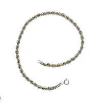 Picture Beautiful bracelet with a string weave