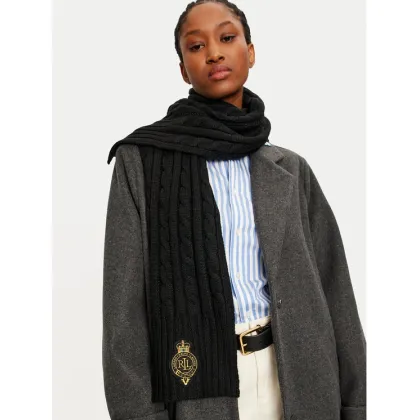Zdjęcie LAUREN RALPH LAUREN Szalik 454960071002 Czarny