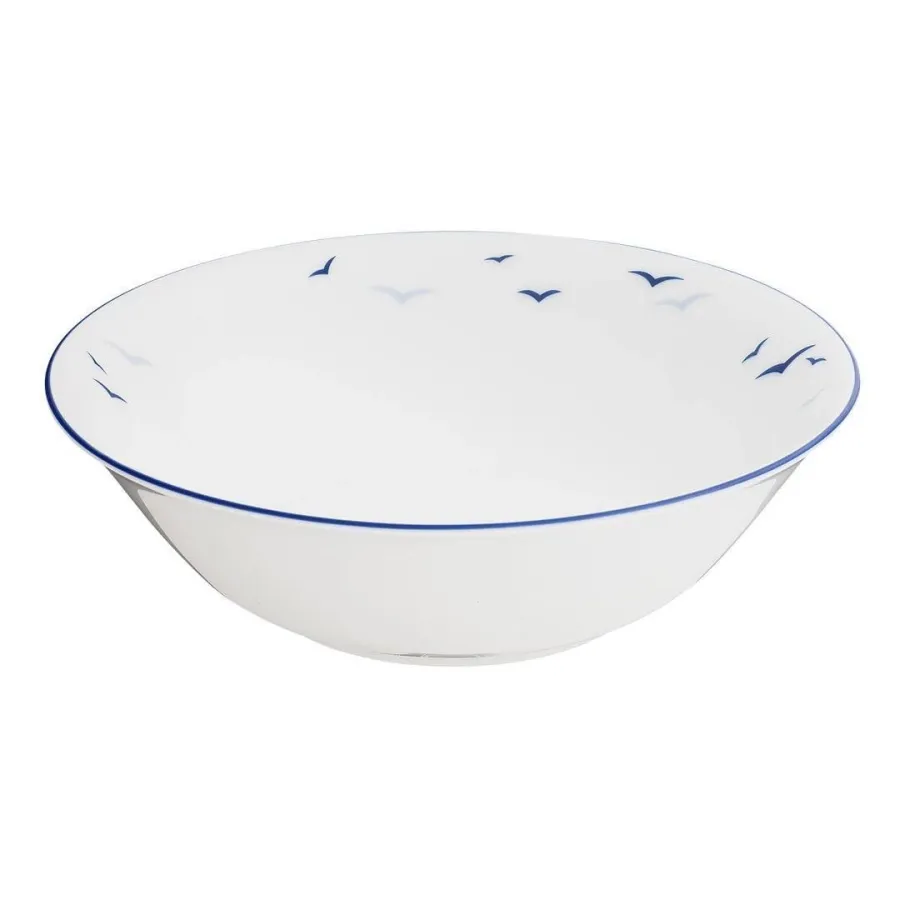 obrazek 1 Stylowa okrągła mała miska z porcelany zdobiona motywem ptaków w stylu klasycznym – Tettau