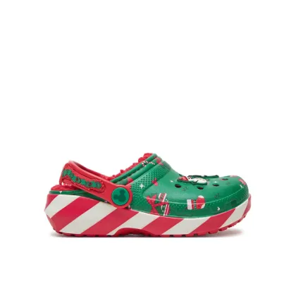 Zdjęcie Crocs Klapki Classic Mickey Xmass Lined Clog K 210814 Zielony