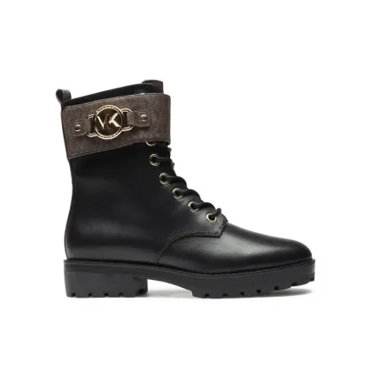 Zdjęcie MICHAEL Michael Kors Botki Rory Lace Up 40F3ROFE1L Czarny