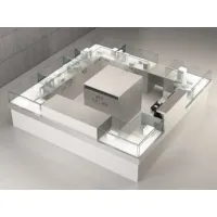 Picture Luxurious development - shop island - set of showcases and counters