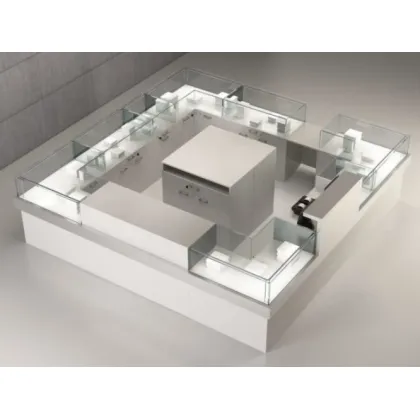 Zdjęcie Luksusowa zabudowa – wyspa sklepowa – zestaw witryn i lad