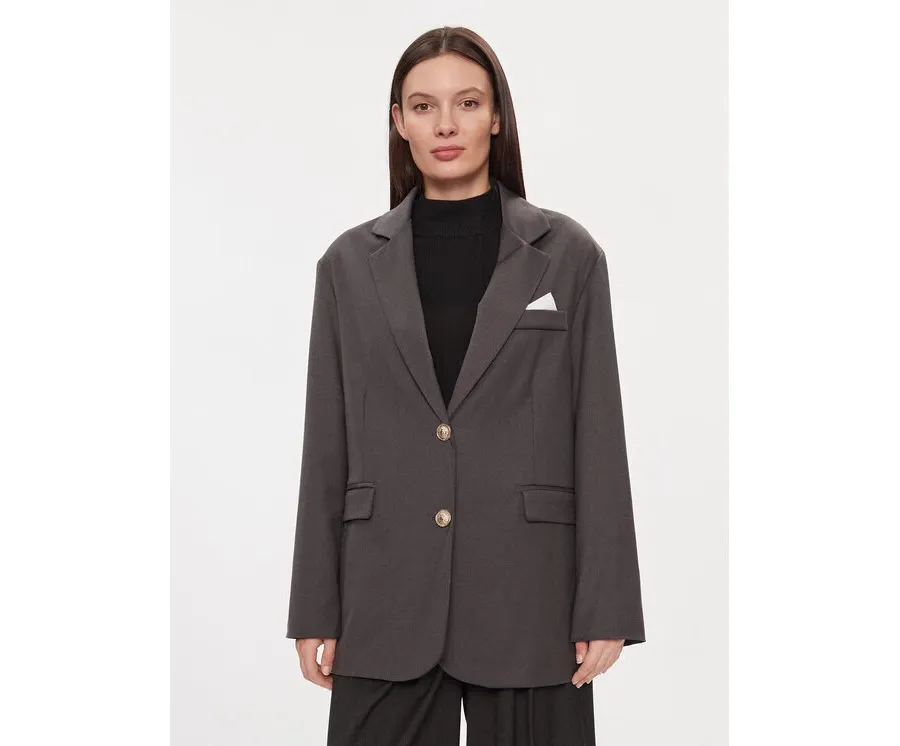 obrazek 1 Maryley Marynarka 23IB123/52GR Szary Regular Fit