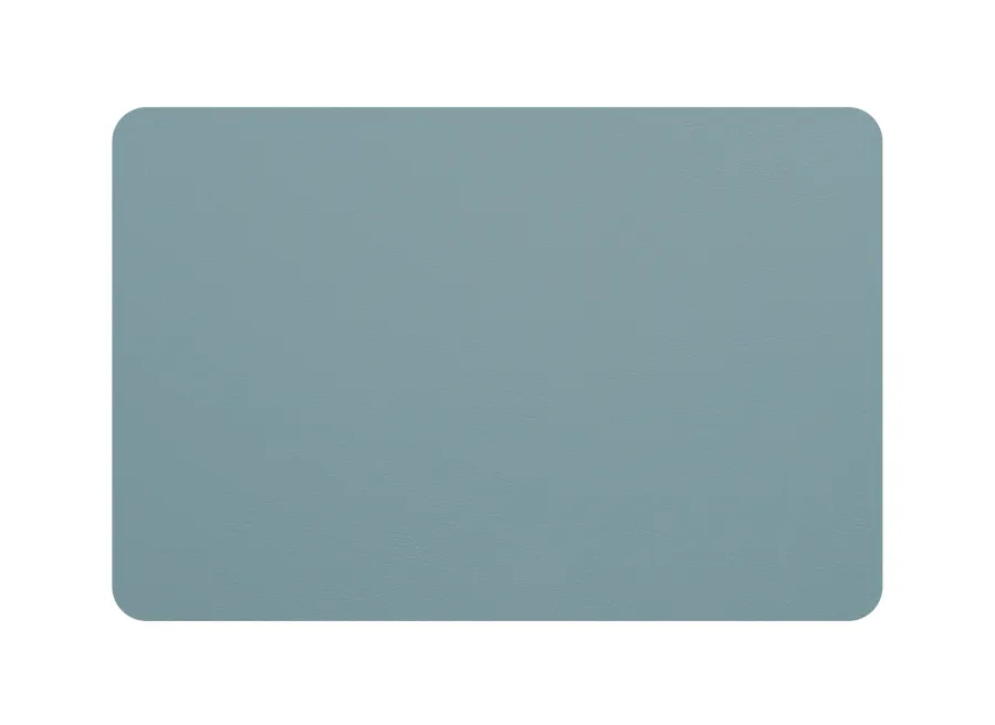 obrazek 2 Duża podkładka na biurko 52х38 cm wykonana ze skóry w kolorze jasnego błękitu i eukaliptusa