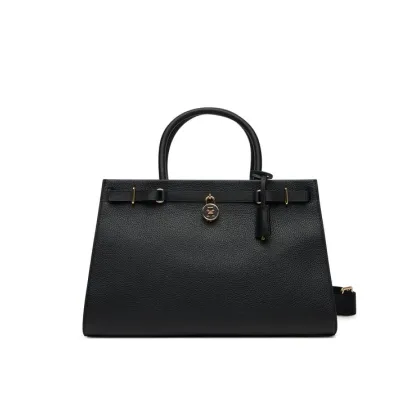 Zdjęcie Tommy Hilfiger Torebka American Icon Tote Leather AW0AW17185 Czarny