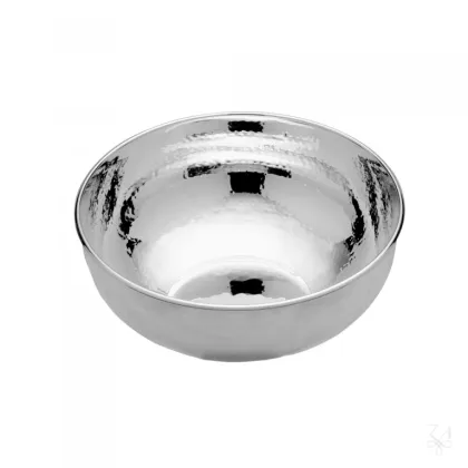 Zdjęcie Okrągła nowoczesna platerowana srebrem miska - Zaramella Argenti
