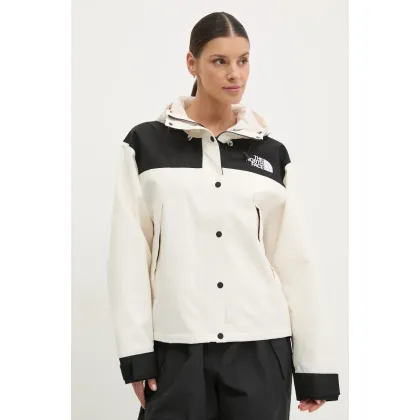 Zdjęcie The North Face kurtka Dryvent Mono Mountain Jacket damska kolor beżowy przejściowa oversize NF0A88YXROU1