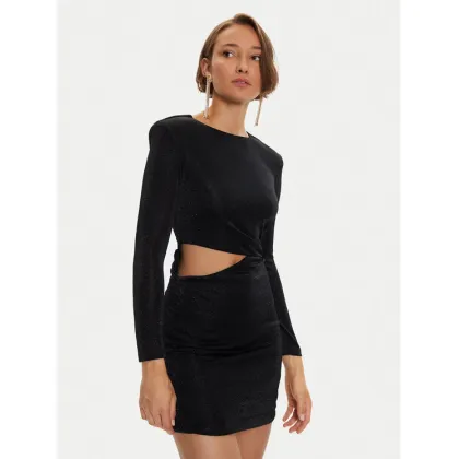 Zdjęcie Simona Corsellini Sukienka koktajlowa A24CEAB052 Czarny Slim Fit
