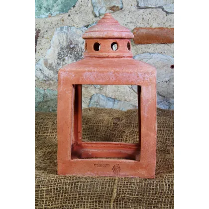 Zdjęcie Piękny lampion ogrodowy z gliny - Fornace Masini