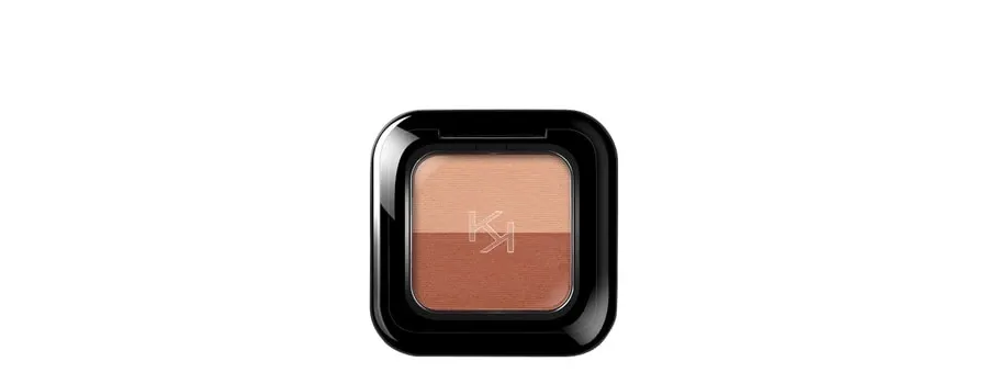 obrazek 1 KIKO Milano Bright Duo Eyeshadow Cień do powiek 1.8 g 03 Peach / Brick