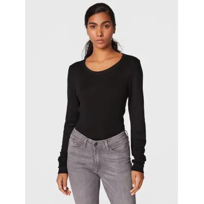 Zdjęcie ICHI Sweter Mafa 20102553 Czarny Slim Fit