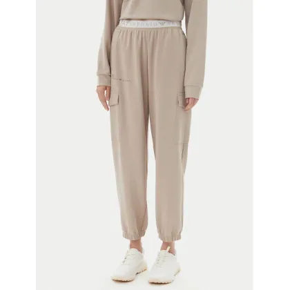 Zdjęcie EA7 Emporio Armani Spodnie dresowe 7W000282 AF12501 U6155 Beżowy Loose Fit