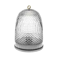 Zdjęcie Wyjątkowa mała lampa stołowa z kolekcji Cupola o nietypowym kryształowym kloszu – Vista Alegre