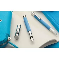 Picture Exclusive blue fountain pen Guilloche Yozakura - Graf von Faber-Castell