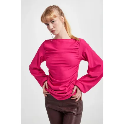 Zdjęcie Bluzka damska drapowana GESTUZ Gestuz