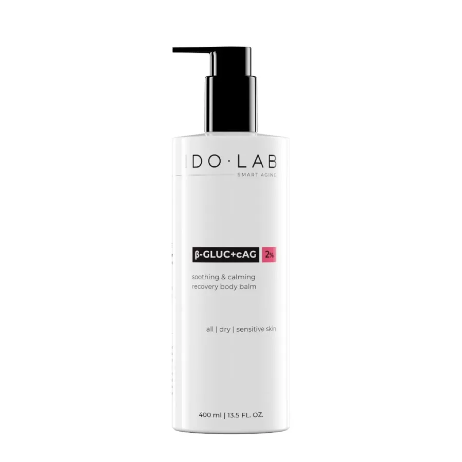 obrazek 1 Ido Lab B-Gluc + cAG Intensywnie nawilżający i łagodzący krem do ciała 400 ml