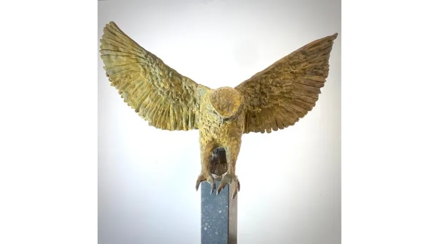 obrazek 1 Ekskluzywna rzeźba sowy z brązu - wyjątkowa ozdoba każdego ogrodu