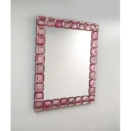 Zdjęcie Wyjątkowe nowoczesne kryształowe lustro weneckie