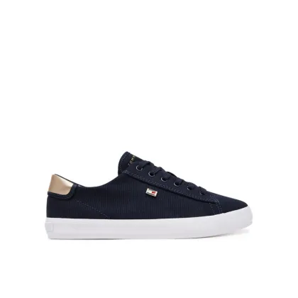 Zdjęcie Tommy Hilfiger Sneakersy Vulc Canvas Lace Up Sneaker FW0FW08647 Granatowy