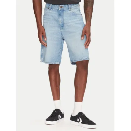 Zdjęcie Wrangler Szorty jeansowe Frontier 112362492 Niebieski Relaxed Fit