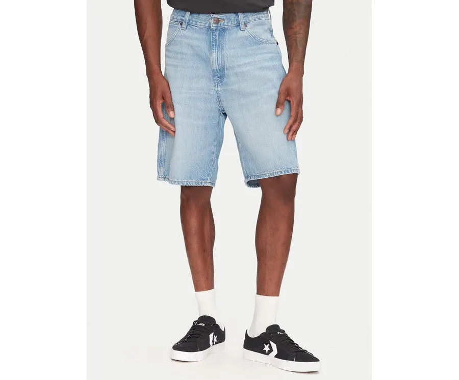 obrazek 1 Wrangler Szorty jeansowe Frontier 112362492 Niebieski Relaxed Fit