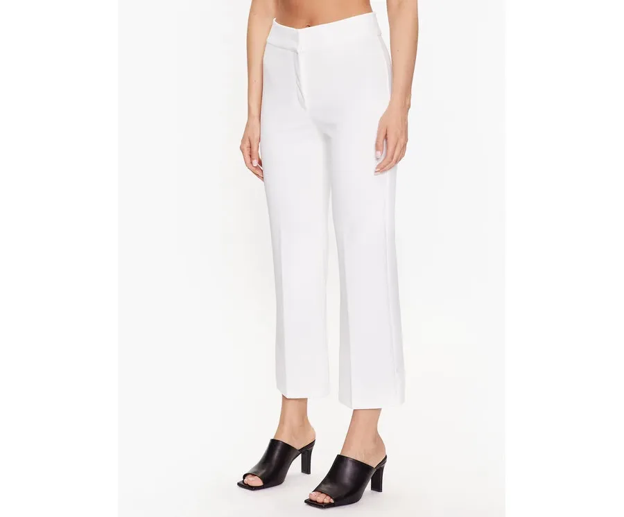 obrazek 1 DKNY Spodnie materiałowe P2RVAO19 Biały Regular Fit