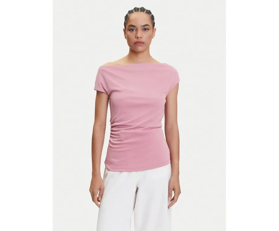 obrazek 1 LAUREN RALPH LAUREN Bluzka 2,00964E+11 Różowy Slim Fit