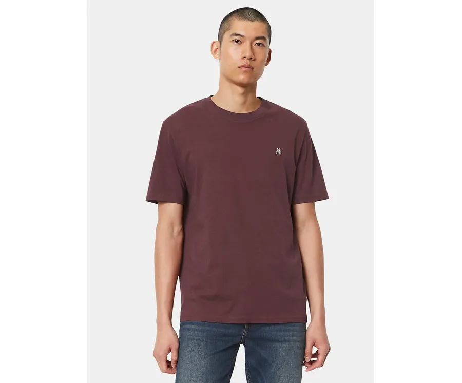 obrazek 1 Marc O'Polo T-Shirt B21 2012 51054 Bordowy Regular Fit