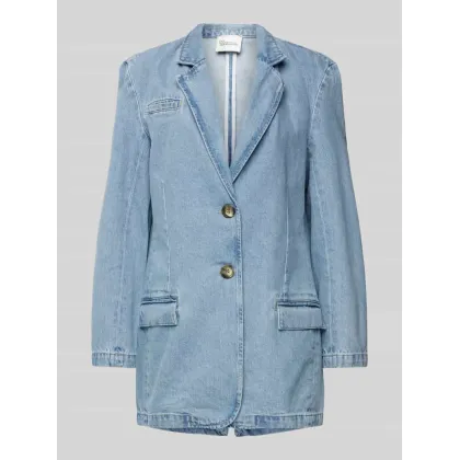 Zdjęcie Żakiet jeansowy z kieszeniami z patką model ‘Jayda’