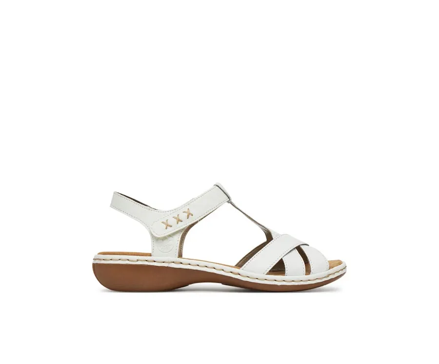 obrazek 1 Rieker Sandały 65919-80 Biały