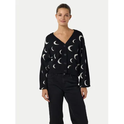 Zdjęcie Noisy May Kardigan Charlott 27029727 Czarny Regular Fit