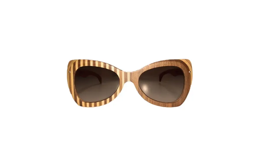 obrazek 1 Luksusowe, ekstrawaganckie okulary z drewna dla niej - Legno Light