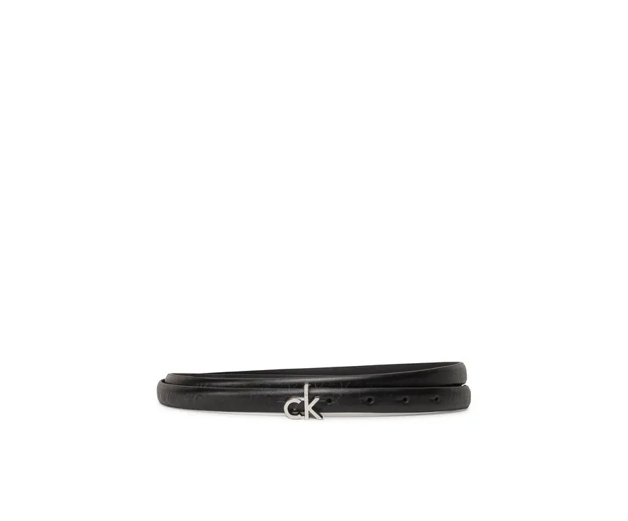obrazek 1 Calvin Klein Pasek Damski Ck Buckle Skinny Belt 1.5_Mono K60K612933 Czarny